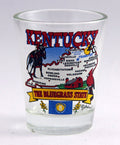 Kentucky State Elements Map Shot Glass