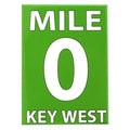 Key West Florida Zero Mile Fridge Collector's Souvenir Magnet 2.5" X 3.5"