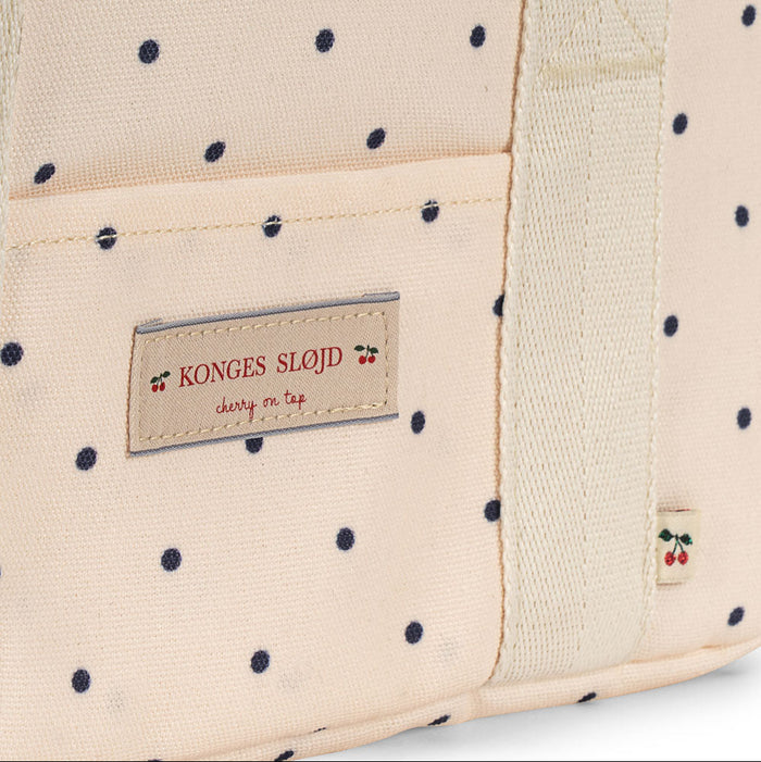 Konges Slojd – Carl Cooler Bag – Navy Dots - Mabel & Fox