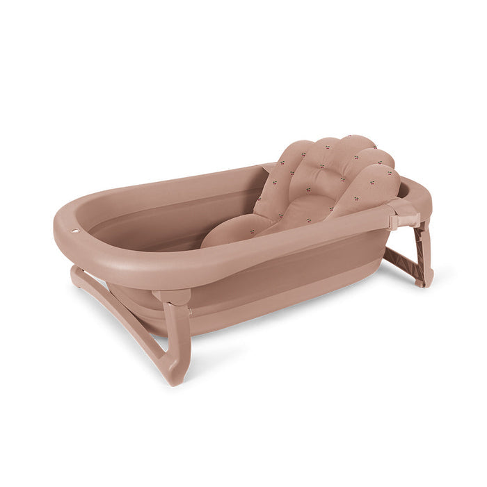 Konges Slojd – Foldable Bath Tub and Cushion – Blush - Mabel & Fox