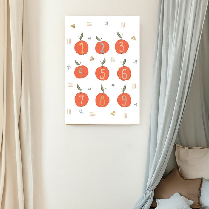 Kumo Art Prints - Art Print - Apple Number Chart - Mabel & Fox