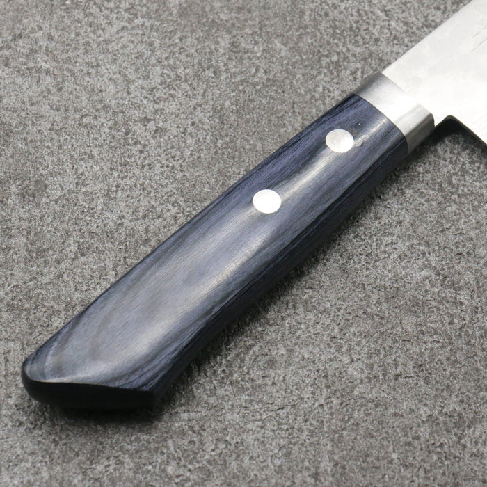 Kunihira Sairyu VG10 Damascus Gyuto  180mm Navy blue Pakka wood Handle - Seisuke Knife