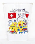 Lausanne Switzerland Great Swiss Cities Collection Shot Glass