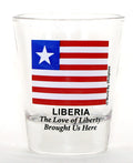 Liberia Flag Shot Glass