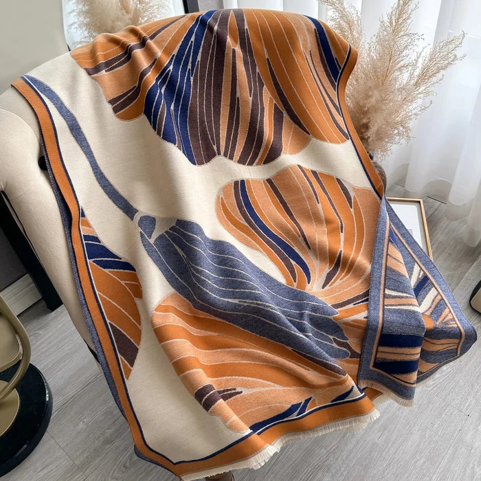 Lieta Pashmina Scarf Blue