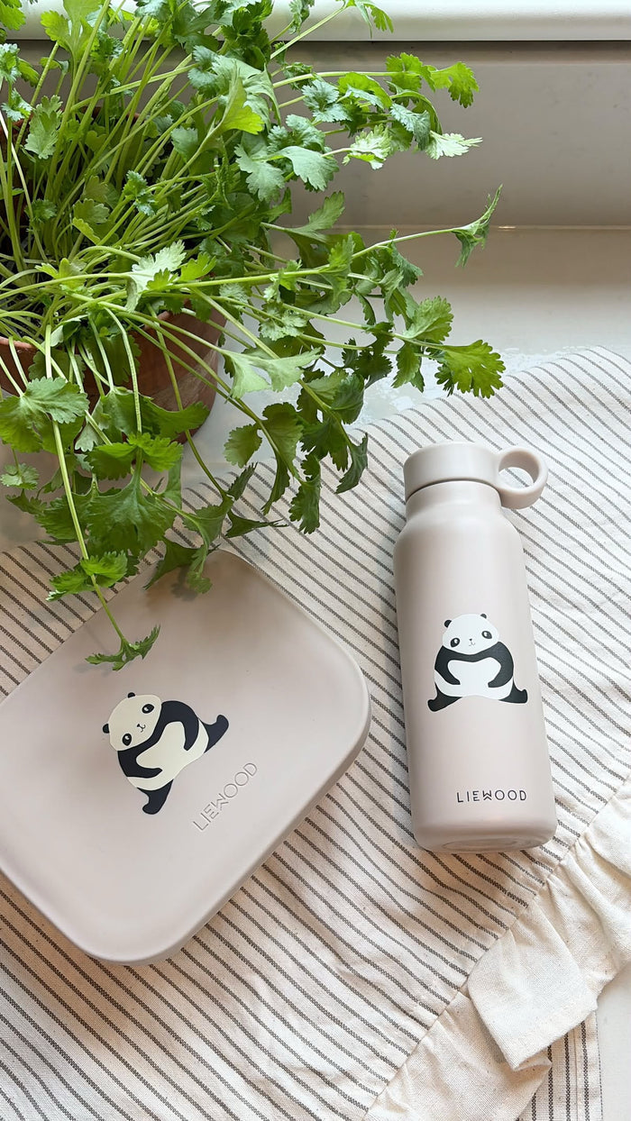 Liewood - Arthur Lunchbox - Panda / Sandy / Dark Grey
