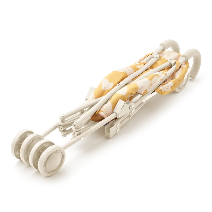 Liewood - Elsie Doll Stroller - Flower / Lemon Yellow - Mabel & Fox