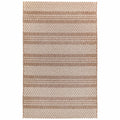 Liora Manne Belmont Horizontal Stripe Indoor Outdoor Area Rug Beige 9'2" x 12'3"