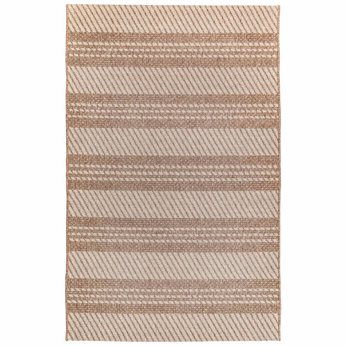 Liora Manne Belmont Horizontal Stripe Indoor Outdoor Area Rug Beige 9'2" x 12'3"