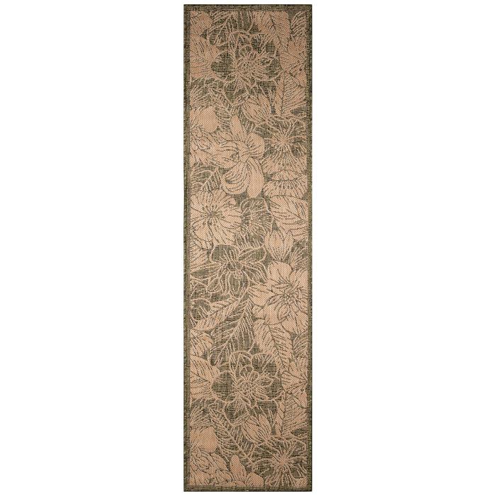 Liora Manne Carmel Botanical Indoor Outdoor Area Rug Green