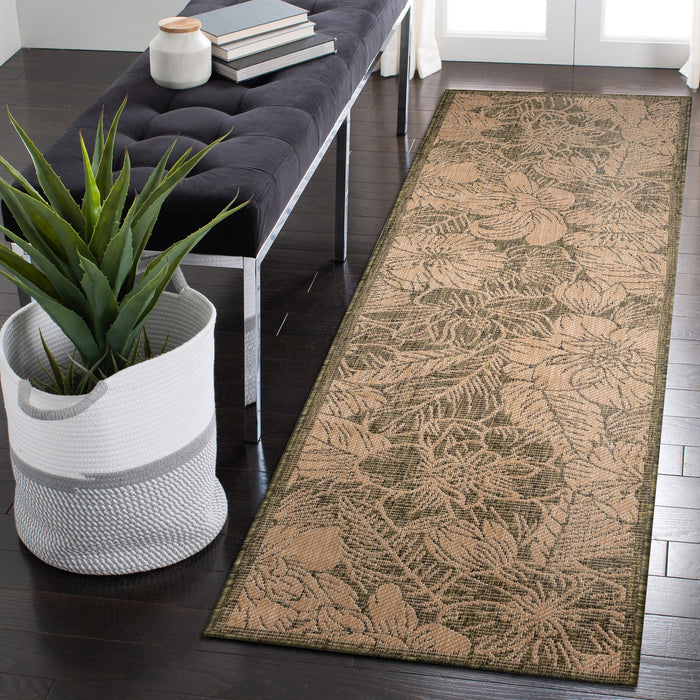 Liora Manne Carmel Botanical Indoor Outdoor Area Rug Green
