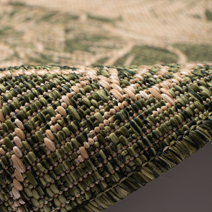 Liora Manne Carmel Botanical Indoor Outdoor Area Rug Green