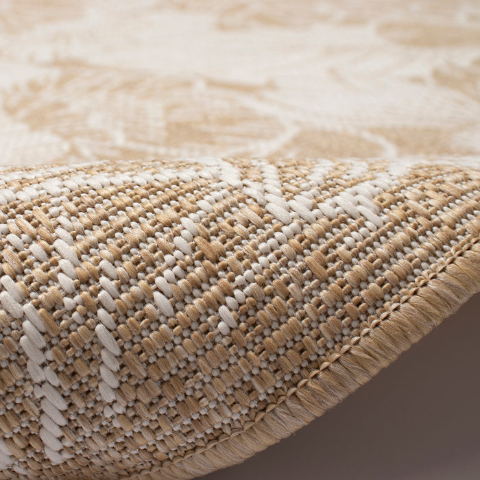 Liora Manne Carmel Botanical Indoor Outdoor Area Rug Sand