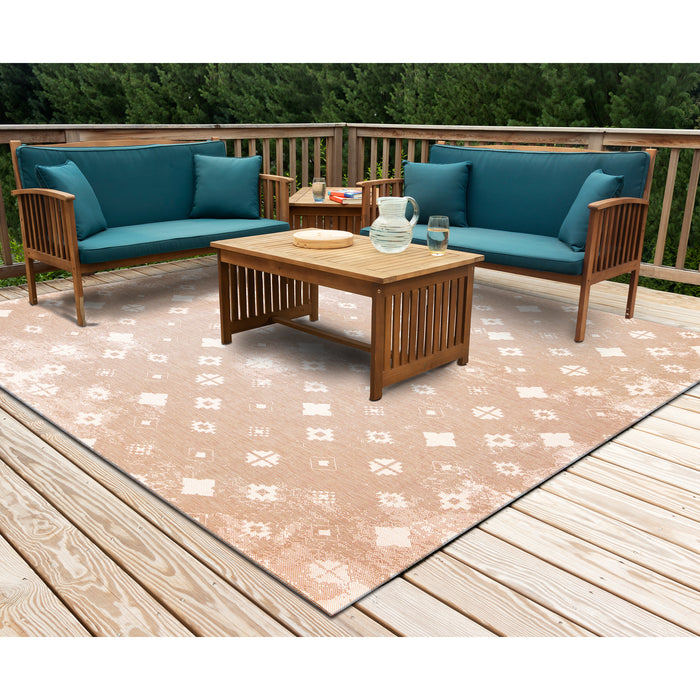 Liora Manne Carmel Porto Indoor Outdoor Area Rug Sand