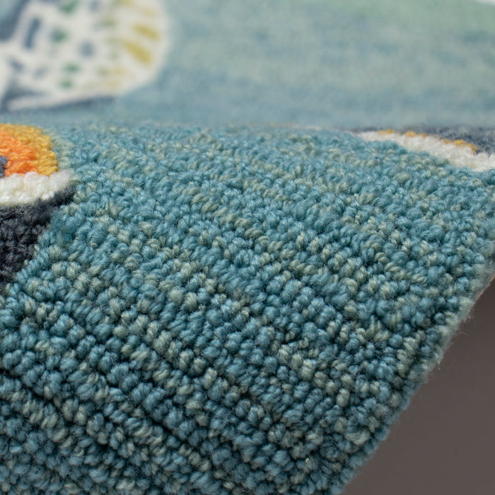 Liora Manne Frontporch Turtle And Fish Indoor Outdoor Rug Ocean