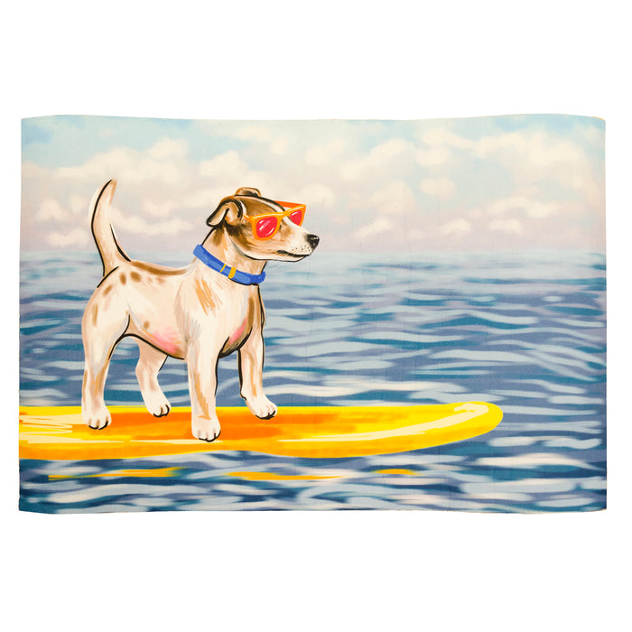 Liora Manne Illusions Beach Dog Indoor Outdoor Mat Ocean