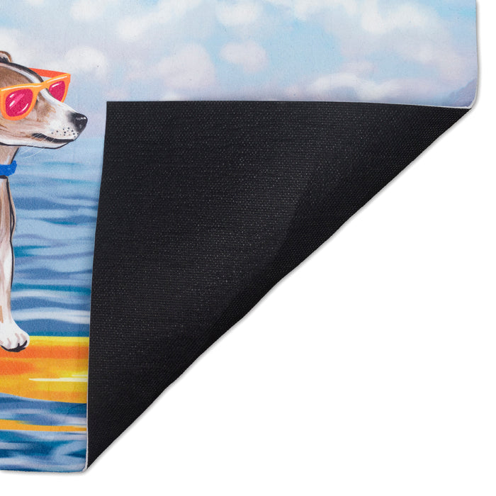Liora Manne Illusions Beach Dog Indoor Outdoor Mat Ocean