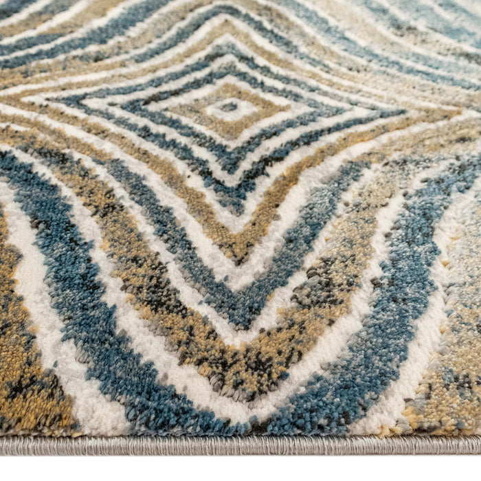 Liora Manne Soho Optical Indoor Area Rug Blue