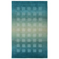 Liora Manne Vienna Ombre Boxes Indoor Rug Aqua
