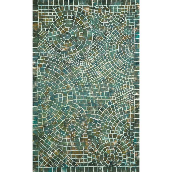 Liora Manne Visions V Arch Tile Indoor Outdoor Area Rug Lapis