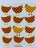 Little Chickens Swedish Dishcloth