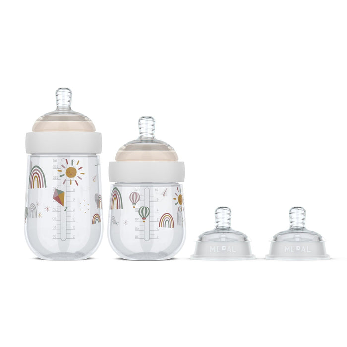 Little Dutch - Baby Bottle Starter Set - Sunshine & Rainbow - Mabel & Fox