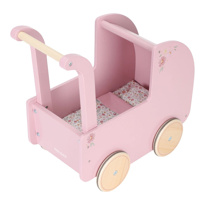 Little Dutch - Wooden Doll Pram - Mabel & Fox
