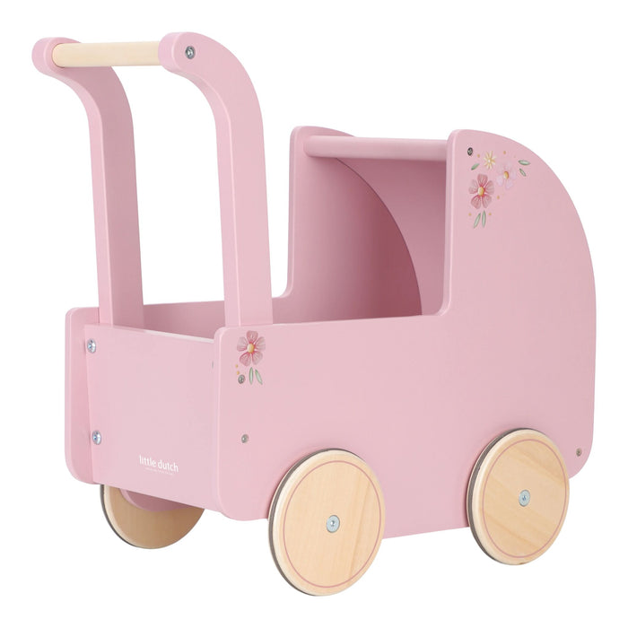 Little Dutch - Wooden Doll Pram - Mabel & Fox