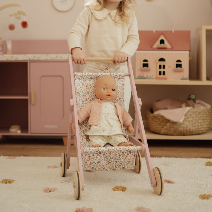 Little Dutch - Wooden Doll Stroller - Mabel & Fox