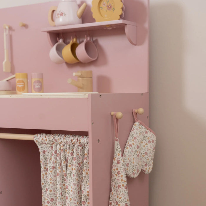 Little Dutch - Wooden Play Kitchen - Pink - Mabel & Fox