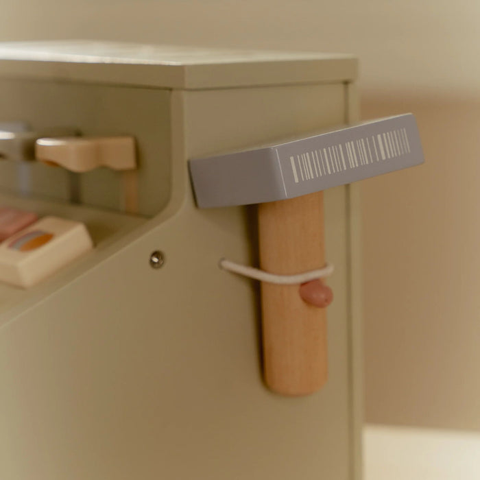 Little Dutch - Wooden Toy Cash Register With Scanner - Mabel & Fox