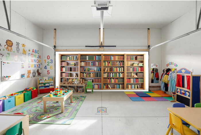 Little Reader’s Library – Interior Garage Door Cover