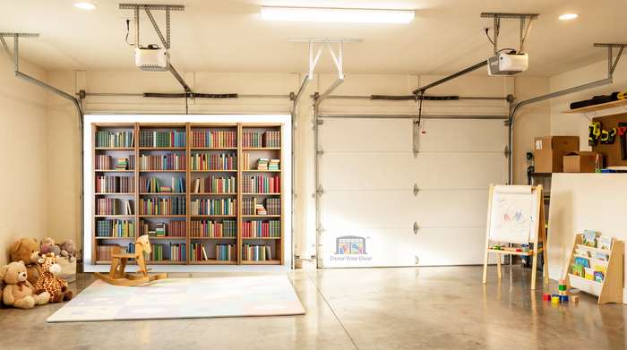 Little Reader’s Library – Interior Garage Door Cover