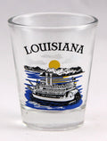 Louisiana State Riverboat Shot Glass
