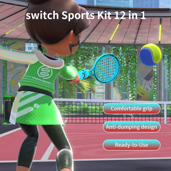 Lucky Fox 12 in 1 Sports Kit for Nintendo Switch