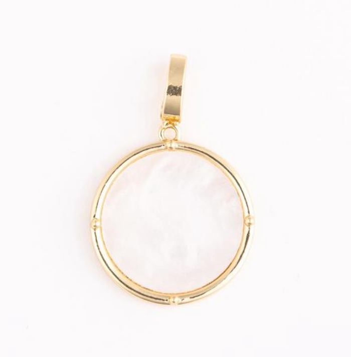 Luxe Sophie Charm Pearl Coin