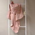 Mabel & Fox - Hooded Towel - Dusky Pink - Mabel & Fox
