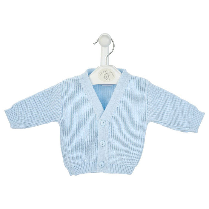 Mabel & Fox - Knitted Cardigan - Blue - Mabel & Fox