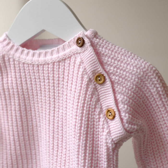 Mabel & Fox - Knitted Jumper - Pink - Mabel & Fox