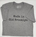 Made in Old Brooklyn T shirt Gray Adult Size L