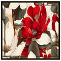 Magnolia Floral Silk Square