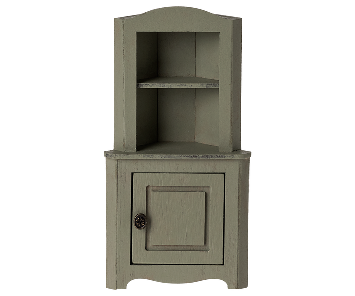 Maileg – Mouse Corner Cabinet - Light Green - Mabel & Fox