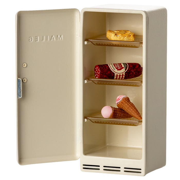 Maileg – Mouse Fridge - Off-White - Mabel & Fox