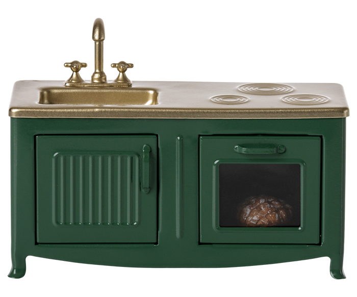 Maileg – Mouse Kitchen - Dark Green - Mabel & Fox