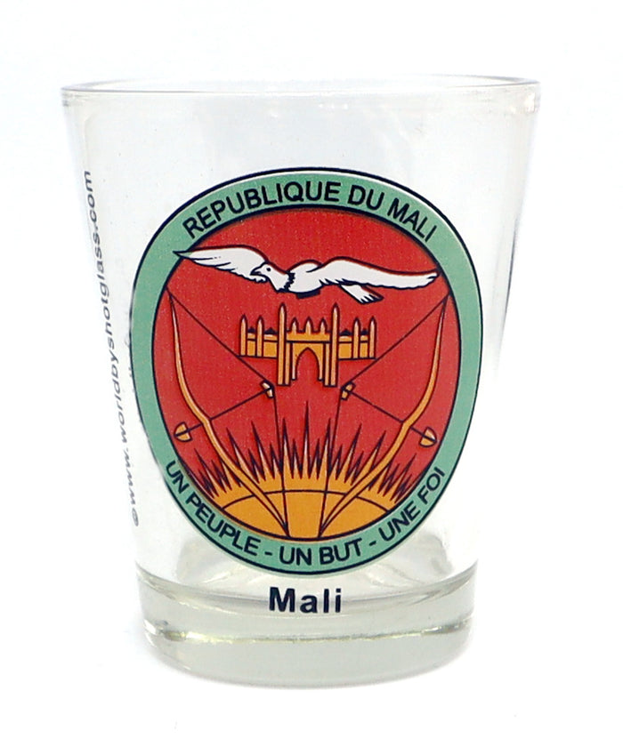 Mali Coat Of Arms Shot Glass