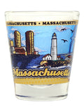 Massachusetts State Wraparound Shot Glass