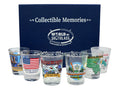 Massachusetts United States USA Souvenir Boxed Shot Glass Set (Set of 6)