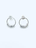Medium Coil Studs Sterling Silver