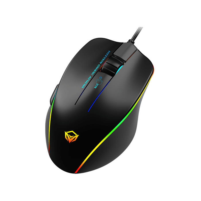 Meetion GM23 RGB Circulation Backlit Gaming Mouse - Black