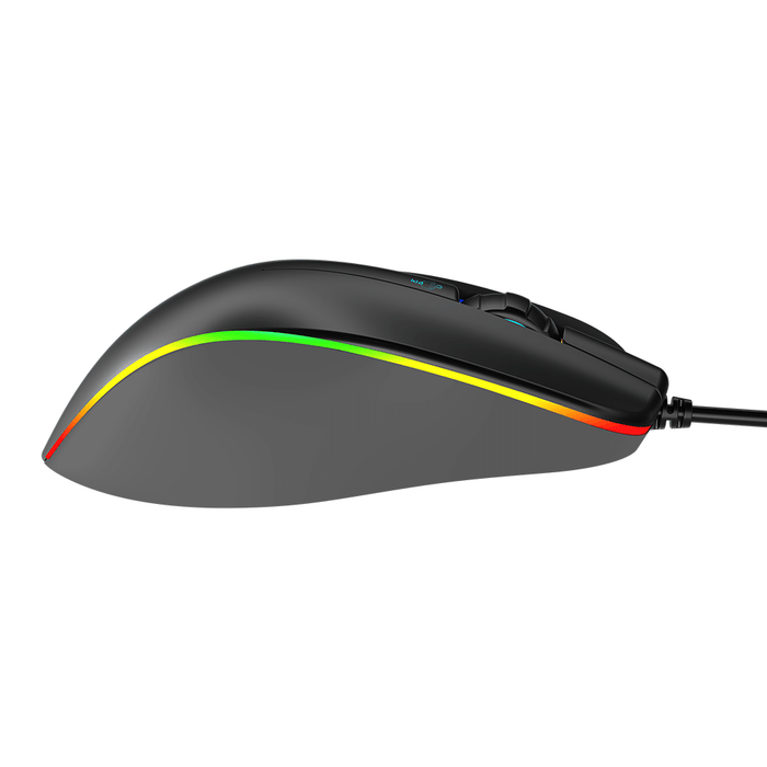 Meetion GM23 RGB Circulation Backlit Gaming Mouse - Black
